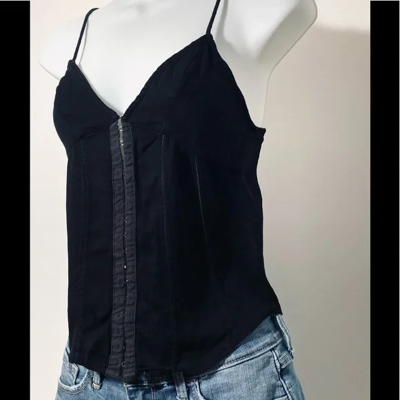 💚3/20$5/25💚Silence + Noise Black hook/eye clasp front - Picture 9 of 16